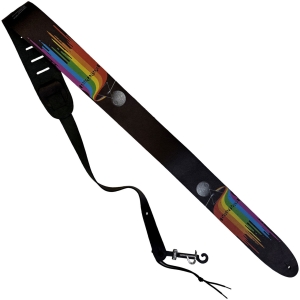Pink Floyd - Dark Side Of The Moon Prism Leather Guitar Strap in the group MERCHANDISE / Merch / Pop-Rock at Bengans Skivbutik AB (5649215)