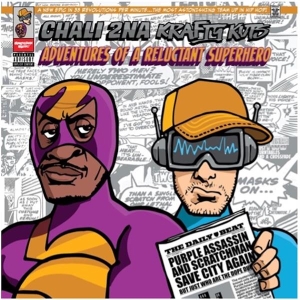 Chali 2Na & Krafty Kuts - Adventures Of A Reluctant Superhero in the group OUR PICKS / Frontpage - Vinyl New & Forthcoming at Bengans Skivbutik AB (5649540)