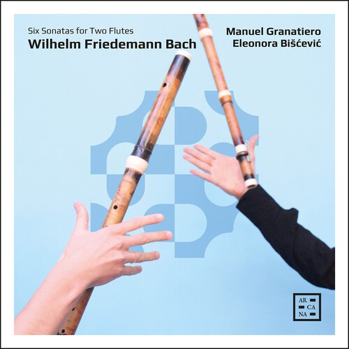 Bach W F - Six Sonatas For Two Flutes in the group CD / Bestsellers at Bengans Skivbutik AB (5649644)