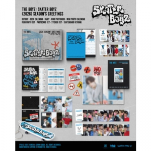 The Boyz - 2026 Seasons Greetings (Skater Boyz) + Photocard in the group MERCHANDISE / Merch / Kommande / K-Pop at Bengans Skivbutik AB (5649717)