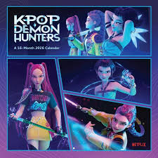 K-Pop Demon Hunters - 2026 Square Calendar in the group MERCHANDISE / Kalender / K-Pop at Bengans Skivbutik AB (5649938)