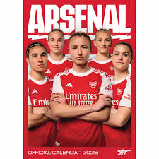 Arsenal Fc Womens - 2026 A3 Calendar  in the group MERCHANDISE / Kalender / Sport at Bengans Skivbutik AB (5649945)