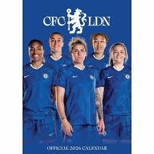 Chelsea Fc Womens - 2026 A3 Calendar in the group MERCHANDISE / Kalender / Sport at Bengans Skivbutik AB (5649947)