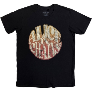 Alice In Chains - Gradient Logo Uni Bl T-Shirt in the group MERCHANDISE / T-shirt / Pop-Rock at Bengans Skivbutik AB (5650167r)