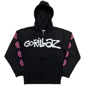Gorillaz - Repeat Pazuzu Uni Char Zip Hoodie in the group MERCHANDISE / Hoodies / Pop-Rock at Bengans Skivbutik AB (5650171r)