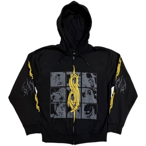 Slipknot - The End So Far Tribal-S Band Uni Bl Zip Hoodie in the group MERCHANDISE / Hoodies / Hårdrock at Bengans Skivbutik AB (5650173r)