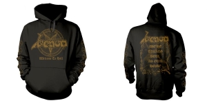 Venom - Hood - Welcome To Hell (Xxxl) in the group MERCHANDISE / Hoodies / Hårdrock at Bengans Skivbutik AB (5650256)