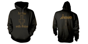 Venom - Hood - At War With Satan (L) in the group MERCHANDISE / Hoodies / Hårdrock at Bengans Skivbutik AB (5650266)
