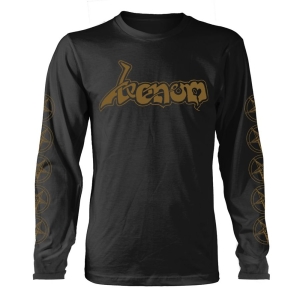 Venom - L/S Logo Gold (Xl) in the group MERCHANDISE / T-shirt / Heavy Metal at Bengans Skivbutik AB (5650461)
