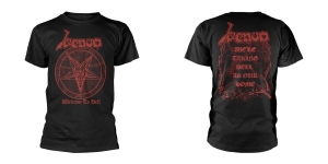 Venom - T/S Welcome To Hell (Red) (Xl) in the group MERCHANDISE / T-shirt / Nyheter / Hårdrock at Bengans Skivbutik AB (5650465)