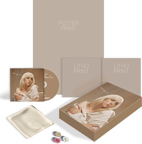 Billie Eilish - Happier Than Ever (Super Deluxe Edition) in the group CD / Pop-Rock at Bengans Skivbutik AB (5650686)