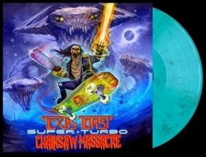 Texas Toast Chainsaw Massacre - Super Turbo (Turquoise Black Marble in the group VINYL / Upcoming releases / Hårdrock at Bengans Skivbutik AB (5651527)