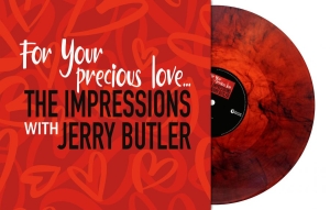 Impressions The - For Your Precious Love (Red Marbled in the group VINYL / Upcoming releases / RnB-Soul at Bengans Skivbutik AB (5651618)