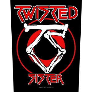 Twisted Sister - Circular Logo Back Patch in the group MERCHANDISE / Patch / Heavy Metal at Bengans Skivbutik AB (5653105)