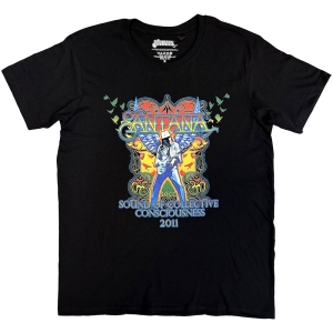 Santana - Collective Consciousness Tour 11 Uni Bl T-Shirt in the group MERCHANDISE / T-shirt / Pop-Rock at Bengans Skivbutik AB (5653216r)