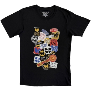 Wu Tang - Badges Uni Bl T-Shirt in the group MERCHANDISE / T-shirt / Hip Hop-Rap at Bengans Skivbutik AB (5653228r)