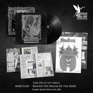 Merciless - Behind The Realms Of The Dark (Blac in the group VINYL / Upcoming releases / Hårdrock at Bengans Skivbutik AB (5653292)