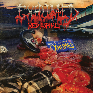 Exhumed - Red Asphalt (Blood Red Vinyl LP) in the group OUR PICKS / Friday Releases / 2026-02-20 at Bengans Skivbutik AB (5653870)