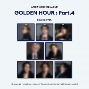 Ateez - Golden Hour : Part 4 (Digipack Ver.) (Random Ver.) + Photocard in the group CD / Upcoming releases / K-Pop at Bengans Skivbutik AB (5653970)