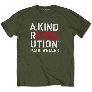 Paul Weller - A Kind Revolution Uni Green T-Shirt  (L) in the group MERCHANDISE / T-shirt / Nyheter / Pop-Rock at Bengans Skivbutik AB (5654252)