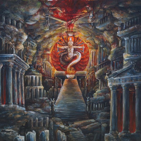 Ensanguinate - Death Saturnalia (Blue Vinyl LP) in the group VINYL / Hårdrock at Bengans Skivbutik AB (5654342)