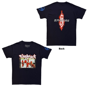 Slipknot - 20Th Anni - Red Jump Suits Uni Navy T-Shirt in the group MERCHANDISE / T-shirt / Heavy Metal at Bengans Skivbutik AB (5654694)