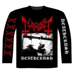 Mayhem - L/S Deathcrush (M) in the group MERCHANDISE / T-shirt / Kommande / Hårdrock at Bengans Skivbutik AB (5656581)