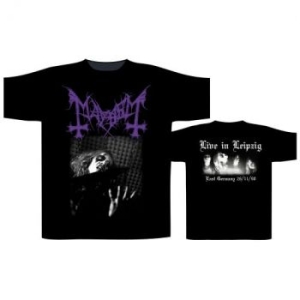 Mayhem - T/S Live In Lepizig (Xl) in the group MERCHANDISE / T-shirt / Kommande / Hårdrock at Bengans Skivbutik AB (5656591)