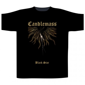 Candlemass - T/S Black Star (L) in the group MERCHANDISE / T-shirt / Kommande / Hårdrock at Bengans Skivbutik AB (5656607)