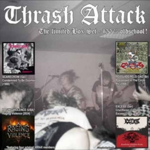 Various Artists - Thrash Attack in the group VINYL / Upcoming releases / Hårdrock at Bengans Skivbutik AB (5657373)