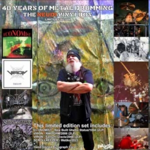 Various Artists - 40 Years Of Metal Drumming in the group VINYL / Upcoming releases / Hårdrock at Bengans Skivbutik AB (5657375)