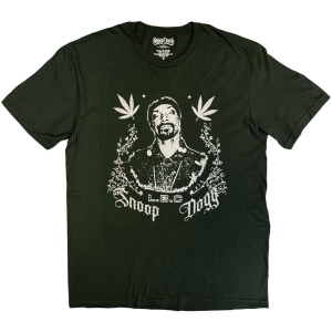 Snoop Dogg - L.B.C. Uni Green T-Shirt in the group MERCHANDISE / T-shirt / Nyheter / Hip Hop-Rap at Bengans Skivbutik AB (5657448r)