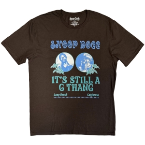 Snoop Dogg - Thang Uni Brown T-Shirt in the group MERCHANDISE / T-shirt / Nyheter / Hip Hop-Rap at Bengans Skivbutik AB (5657658r)