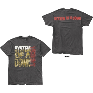 System Of A Down - Toxicity Stack Uni Char T-Shirt in the group MERCHANDISE / T-shirt / Nyheter / Hårdrock at Bengans Skivbutik AB (5657663r)