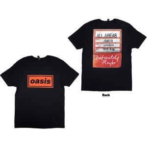Oasis - Definitely Maybe Aaa Pass Uni Bl T-Shirt in the group MERCHANDISE / T-shirt / Nyheter / Pop-Rock at Bengans Skivbutik AB (5657717r)