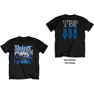 Slipknot - 20Th Anni - Tattered & Torn Uni Bl T-Shirt in the group MERCHANDISE / T-shirt / Nyheter / Hårdrock at Bengans Skivbutik AB (5657720r)