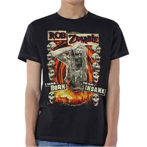 Rob Zombie - Born To Go Insane Uni Bl T-Shirt in the group MERCHANDISE / T-shirt / Nyheter / Hårdrock at Bengans Skivbutik AB (5657852r)