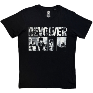 The Beatles - Revolver Portraits Uni Bl T-Shirt in the group MERCHANDISE / T-shirt / Kommande / Pop-Rock at Bengans Skivbutik AB (5658950r)