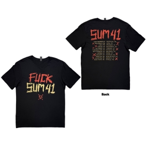 Sum 41 - Tour 24 Pt.2 Fuck Sum 41 Uni Bl T-Shirt in the group MERCHANDISE / T-shirt / Kommande /  at Bengans Skivbutik AB (5658977r)