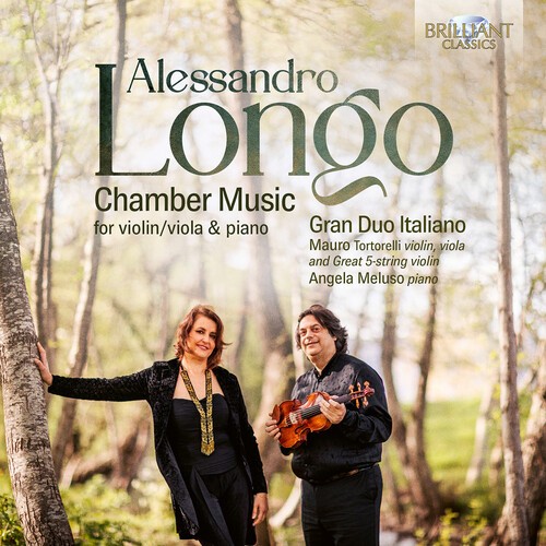 Alessandro Longo - Chamber Music For Violin/Viola & Pi in the group CD / Klassiskt at Bengans Skivbutik AB (5659995)