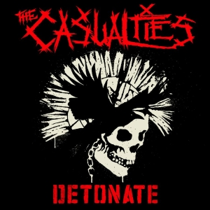The Casualties - Detonate (Red With Black Splatter) in the group VINYL / Upcoming releases / Pop-Rock at Bengans Skivbutik AB (5660082)