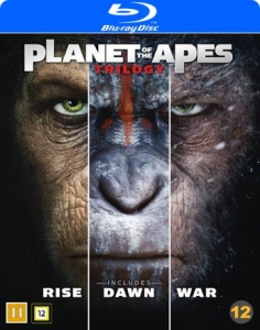 Movie - Planet Of The Apes 1-3 ('11-'17) Bd in the group Movies / Film Blu-ray / Action at Bengans Skivbutik AB (5661773)