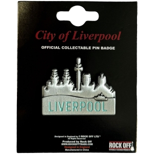 Rock Off - City Of Liverpool Skyline Pin Badge in the group OTHER / Merchandise at Bengans Skivbutik AB (5663236)