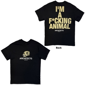 Architects - I'm A F*Cking Animal Uni Bl T-Shirt in the group MERCHANDISE / T-shirt / Nyheter / Hårdrock at Bengans Skivbutik AB (5663328r)