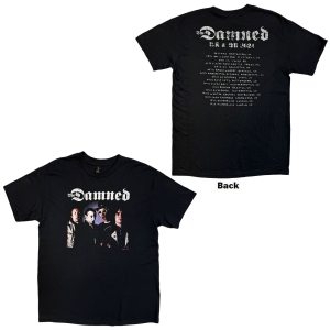 Damned - Damned Photo Uk & Eu Tour 24 Uni Bl T-Shirt in the group MERCHANDISE / T-shirt / Nyheter / Punk at Bengans Skivbutik AB (5663337r)