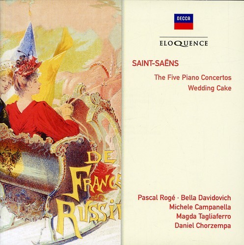 Saint-Saëns Camille - The Five Piano Concertos in the group CD / Klassiskt at Bengans Skivbutik AB (5664895)