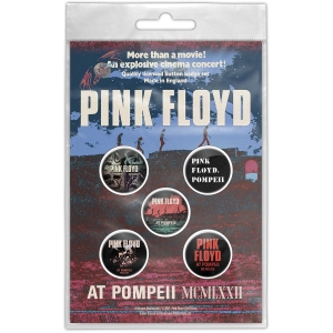 Pink Floyd - Live In Pompeii Button Badge Pack in the group MERCHANDISE / Pin-Button Badge /  /  at Bengans Skivbutik AB (5665322)