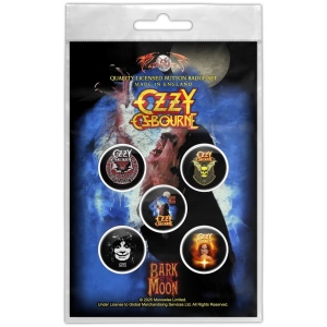 Ozzy Osbourne - Bark At The Moon Button Badge Pack in the group MERCHANDISE / Pin-Button Badge /  /  at Bengans Skivbutik AB (5665326)
