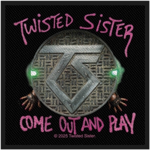 Twisted Sister - Come Out And Play Standard Patch in the group MERCHANDISE / Patch / / at Bengans Skivbutik AB (5665471)