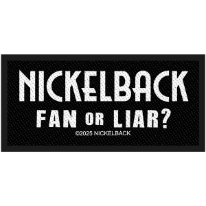 Nickelback - Fan Or Liar Standard Patch in the group MERCHANDISE / Patch / / at Bengans Skivbutik AB (5665472)
